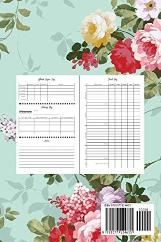 Gestational Diabetes Log Book: Daily Journal to Help You Keep Track of Your Food Intake and Blood Sugar Levels (Size 6x9) by Ellejoy Journals