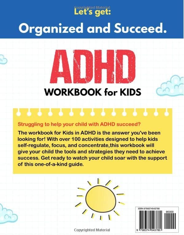 Focus Activities For Kids With ADHD: 100 Easy and Fun Activities to Help ADHD Kids Train Focus and Attention ( Workbook for Kids With ADHD ) by ADHD'S PB