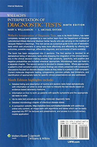 Wallach's Interpretation of Diagnostic Tests by Ph.D. Williamson, Mary A.