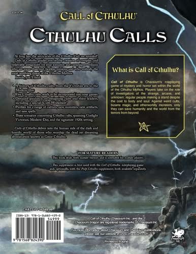 Call of Cthulhu: Cults of Cthulhu by Chaosium Inc.