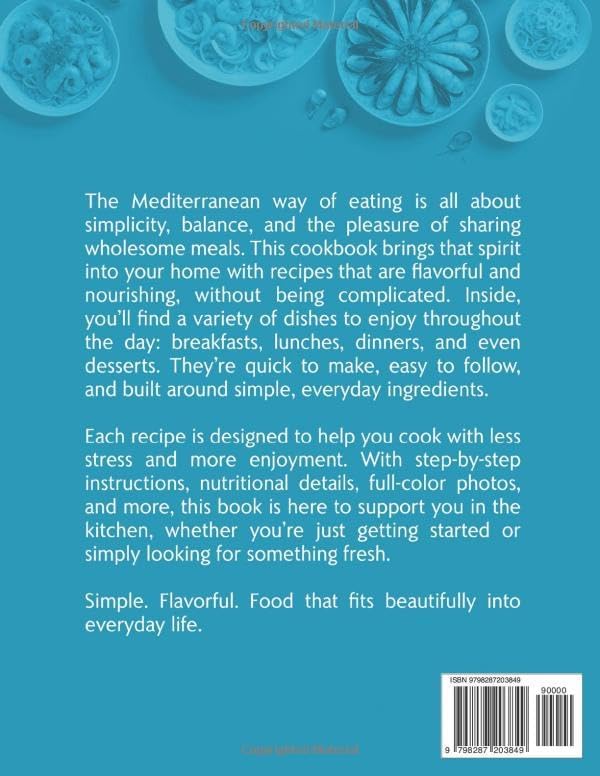 Mediterranean Diet Cookbook for Beginners (Illustrated): Quick & Healthy Recipes You Can Easily Make at Home With Simple, Everyday Ingredients by Mamma Mediterranea
