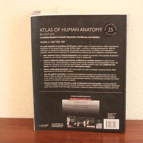 Atlas of Human Anatomy: Including Student Consult Interactive Ancillaries and Guides (Netter Basic Science) by Frank H. Netter MD