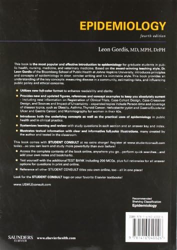 Epidemiology, 4th Edition by Leon Gordis
