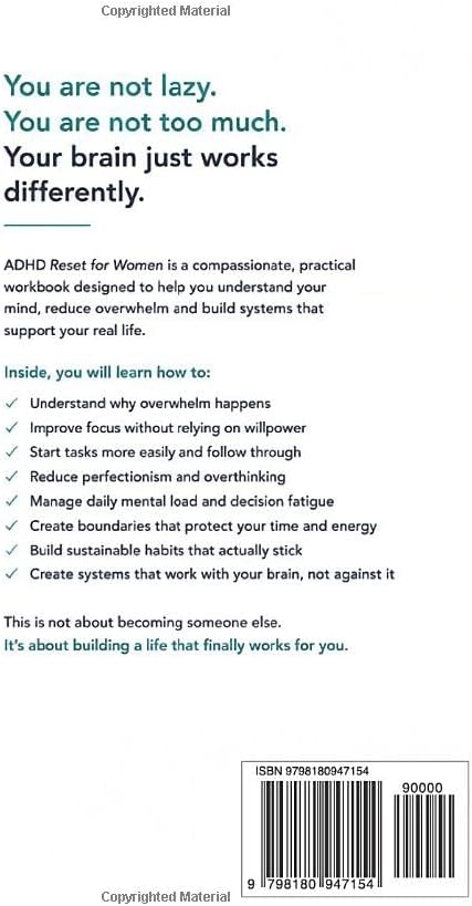 ADHD Reset for Women: Stop Feeling Overwhelmed and Build Systems That Actually Work by Sienna Laurent
