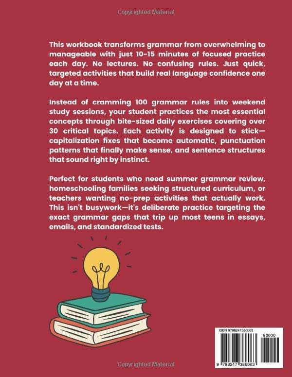 Daily Grammar Practice Workbook for Middle and High School: Quick Day-to-Day Activities That Build Language Confidence by Isolde Finch