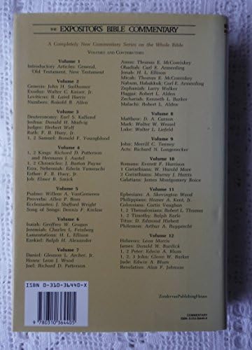 The Expositor's Bible Commentary with New International Version: Genesis, Exodus, Levitcus, Numbers Volume 2 by Frank E. Gaebelein