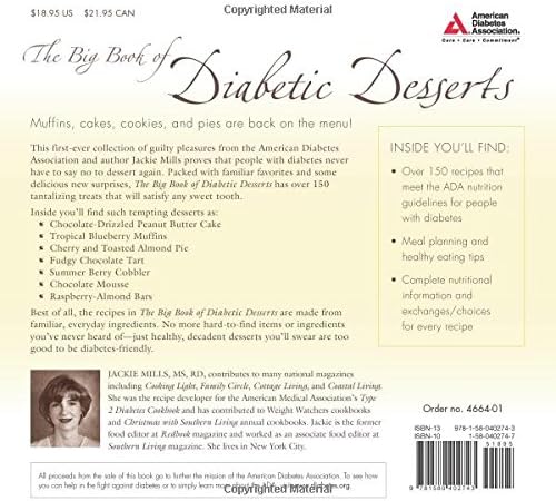 The Big Book of Diabetic Desserts by Jackie Mills M.S.