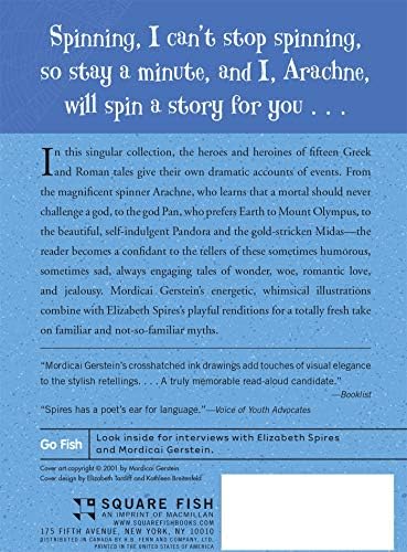 I Am Arachne: Fifteen Greek and Roman Myths by Elizabeth Spires