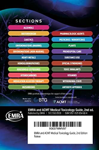 EMRA and ACMT Medical Toxicology Guide, 2nd Edition by Kenneth D. Katz MD