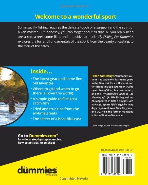Fly Fishing For Dummies by Peter Kaminsky