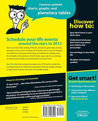 Astrology For Dummies 2e (For Dummies Series) by Rae Orion