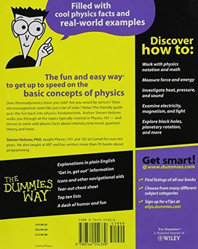 Physics For Dummies by Steve Holzner