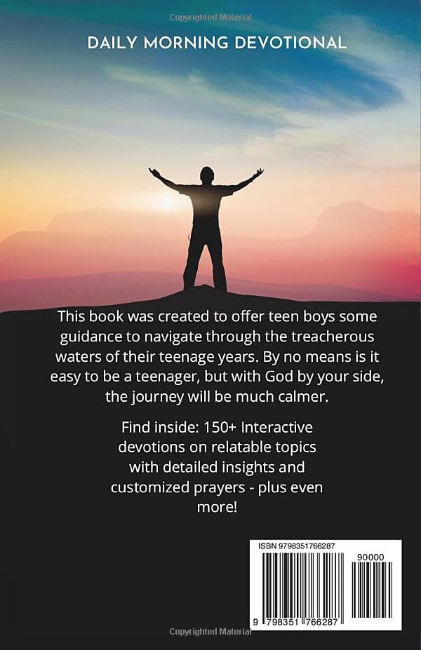 Daily Morning Devotional For Teen Boys: 5-Minute Devotions To Win Your Day Driven By Purpose, Faith, And Confidence. by Biblical Teachings