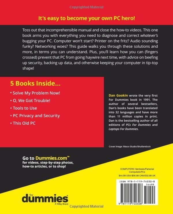 Troubleshooting & Maintaining PCs All-in-One For Dummies (For Dummies (Computer/Tech)) by Dan Gookin