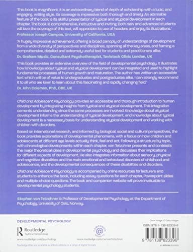 Child and Adolescent Psychology: Typical and Atypical Development by Stephen von Tetzchner