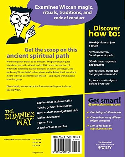 Wicca and Witchcraft For Dummies (For Dummies Series) by Diane Smith