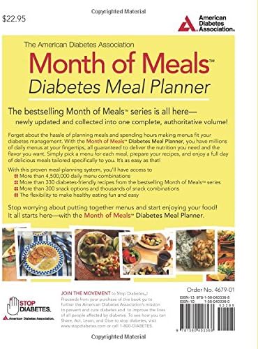 The American Diabetes Association Month of Meals Diabetes Meal Planner by American Diabetes Association