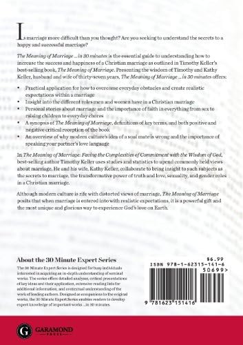 The Meaning of Marriage in 30 Minutes: The Expert Guide to Timothy Keller's Critically Acclaimed Book (30 Minute Expert) by Garamond Press