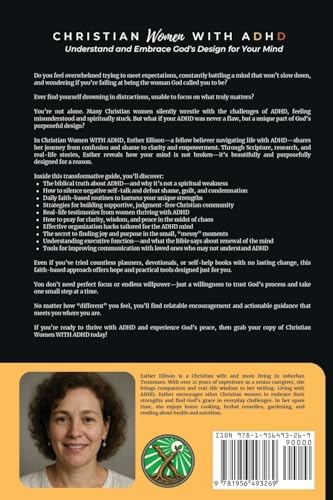 Christian Women with ADHD: Understand and Embrace God’s Design for Your Mind by Esther Ellison