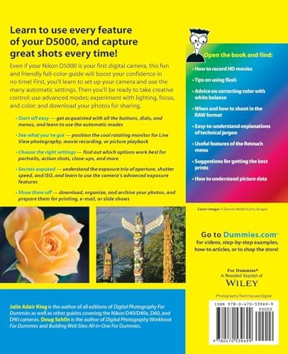 Nikon D5000 For Dummies (For Dummies Series) by Julie Adair King