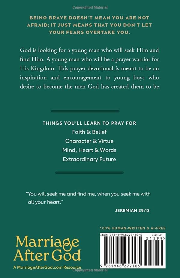31 Prayers For My Brave Heart: Building a Strong Foundation of Prayer by Spending Time with God - Young Boys Prayer Journal & Devotional (A Christian ... Daily Scripture Prayers for Boys & Girls) by Aaron Smith