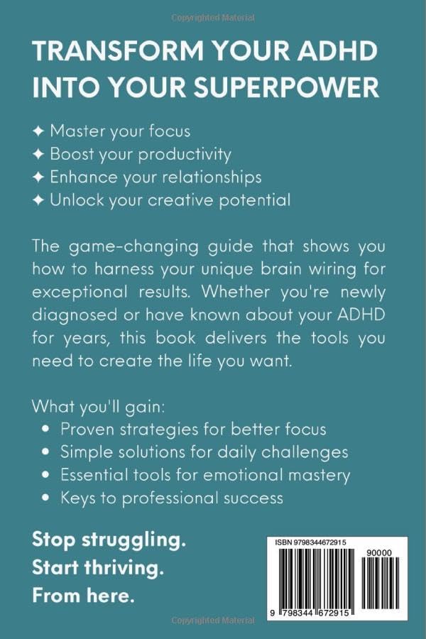 ADHD Empowerment: A Life-Changing Toolkit for Adult Focus, Emotional Balance, and Success by Cole Holden