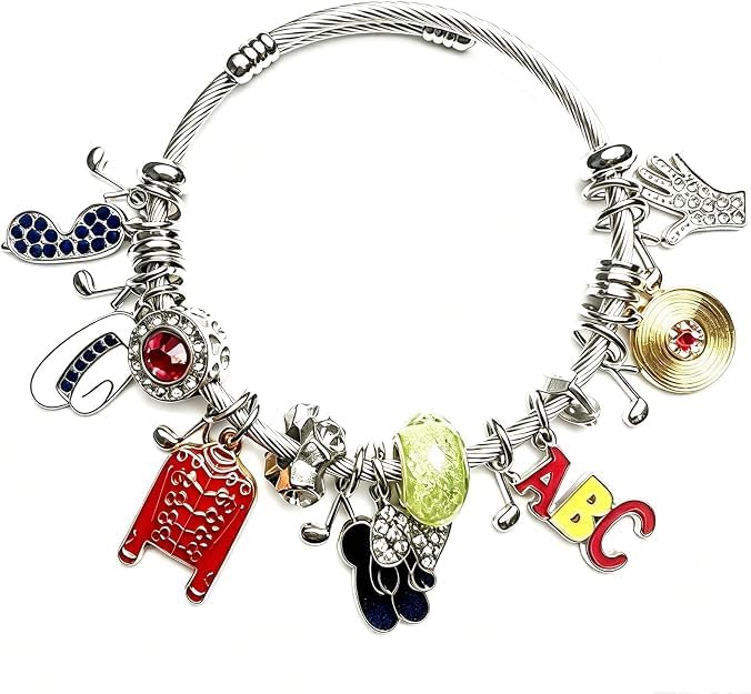 for Michael Merch Gifts Inspired Bracelets Rhinestone Tassel Bracelets Shirt Costume Glove Outfit Vinyl cd Poster Sticker jacket Merchandise Memorial Collection Birthday Gifts for Fans
