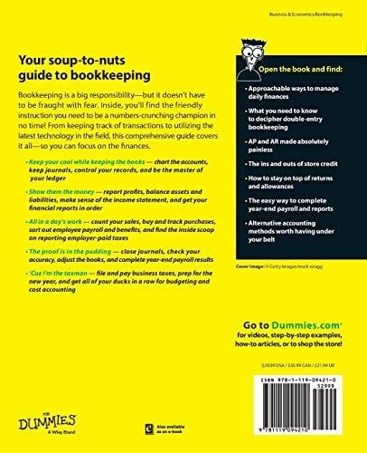 Bookkeeping All-in-one for Dummies by Lita Epstein