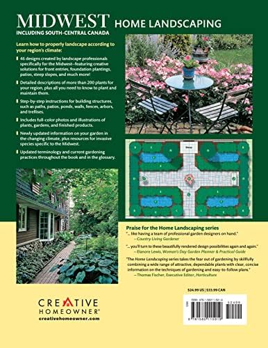 Midwest Home Landscaping, Fourth Edition: 46 Landscape Designs, 200+ Plants & Flowers for Your Region (Creative Homeowner) Gardening and Outdoor DIY for IL, IN IA, KS, MI, MN, MO, NE, ND, OH, SD, & WI by Rita Buchanan