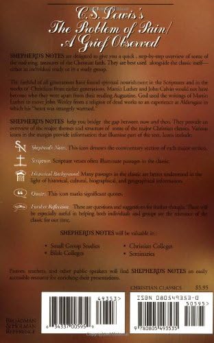 C.S. Lewis's the Problem of Pain/a Grief Observed by Terry L. Miethe
