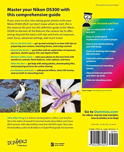 Nikon D5300 For Dummies (For Dummies Series) by Julie Adair King