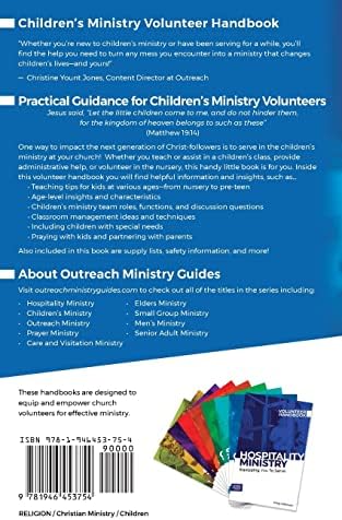 Children's Ministry Volunteer Handbook: Equipping You to Serve (Outreach Ministry Guides) by Outreach Inc