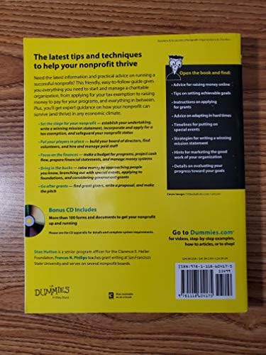 Nonprofit Kit For Dummies by Stan Hutton