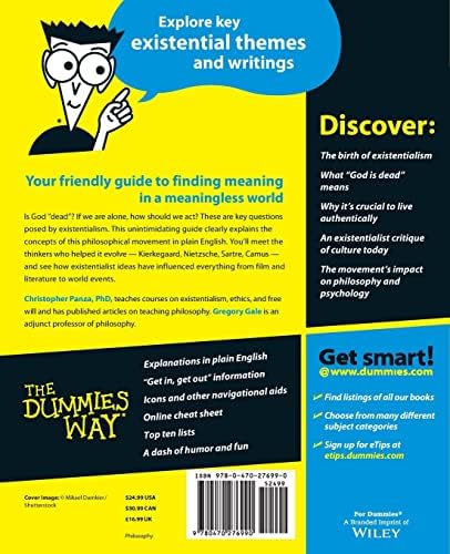 Existentialism For Dummies by Christopher Panza