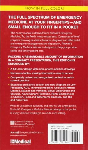 Tintinalli's Emergency Medicine Manual by M.D. Cline, David M.