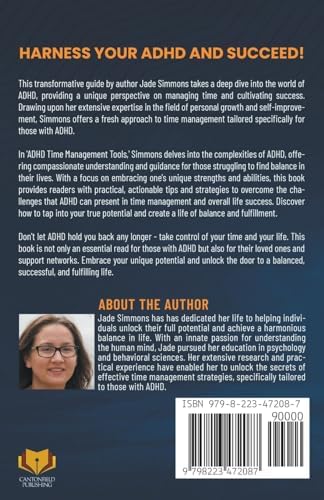 ADHD Time Management Tools: Unlock Your Unique Potential for Balance and Success by Jade Simmons