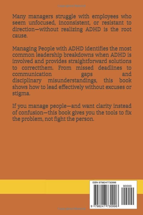 Managing People with ADHD by stephen Rooker