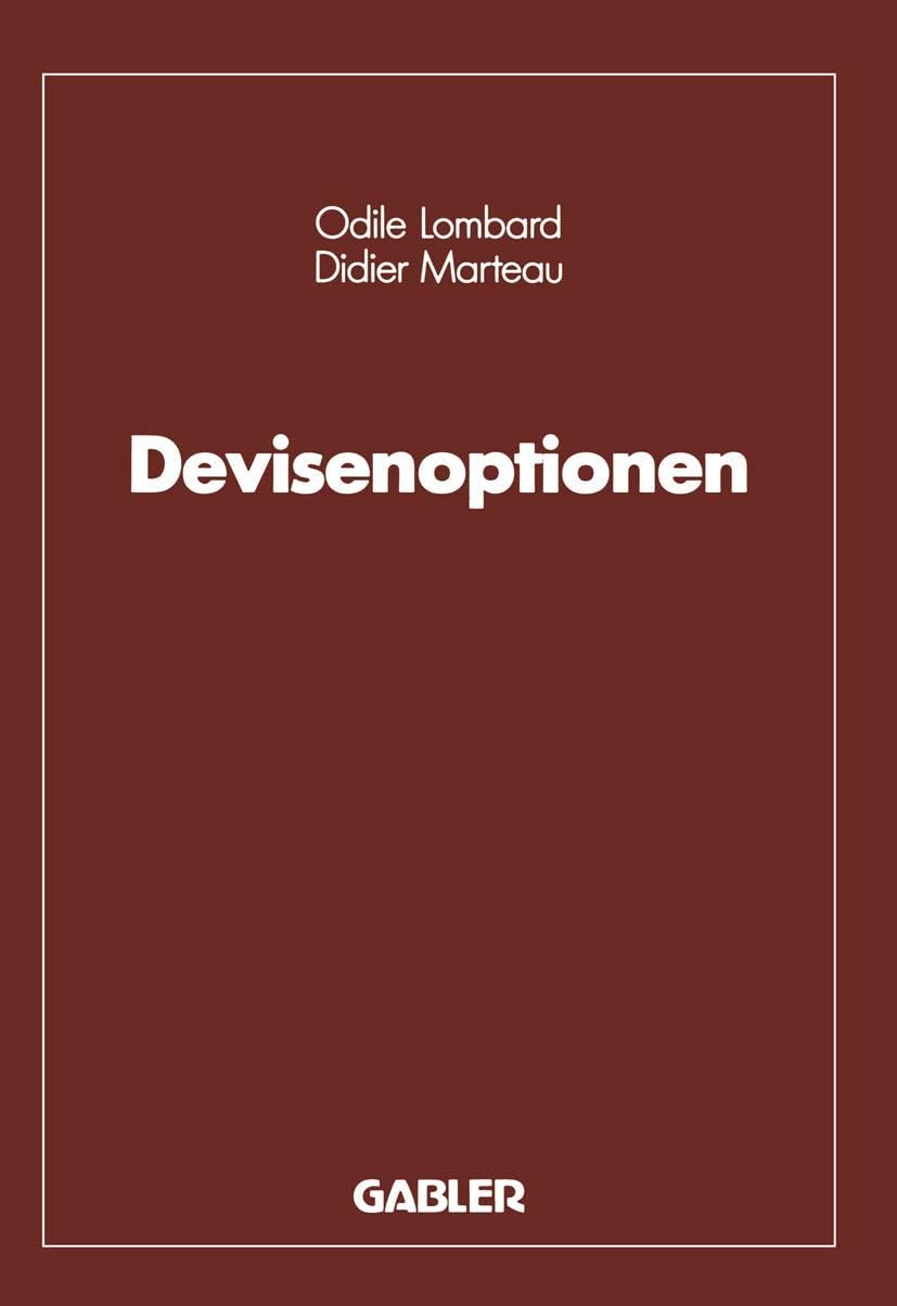 Devisenoptionen (German Edition) by Odile Lombard
