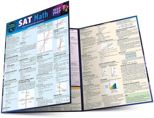 SAT Math Test Prep: a QuickStudy Laminated Reference Guide by Stephen Reiss