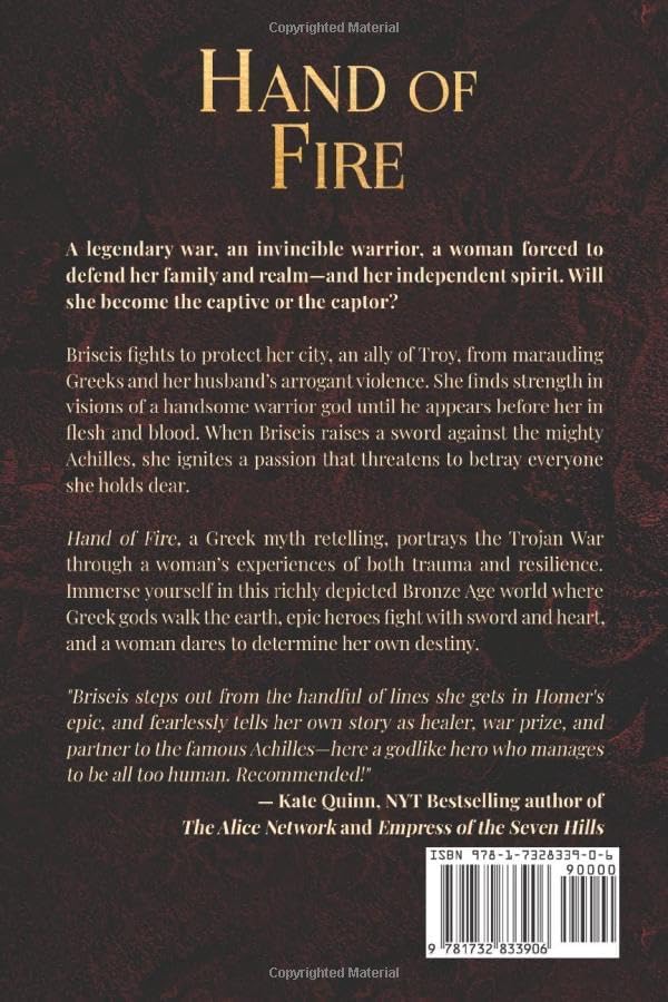 Hand of Fire: A Novel of Briseis and the Trojan War (Trojan Threads) by Judith Starkston