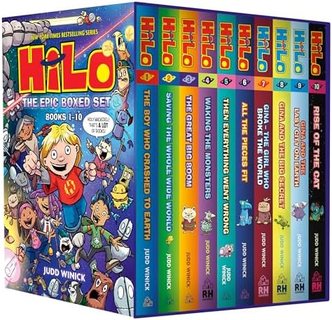 Hilo: The Epic Boxed Set (Books 1-10): (A Graphic Novel Boxed Set) by Judd Winick