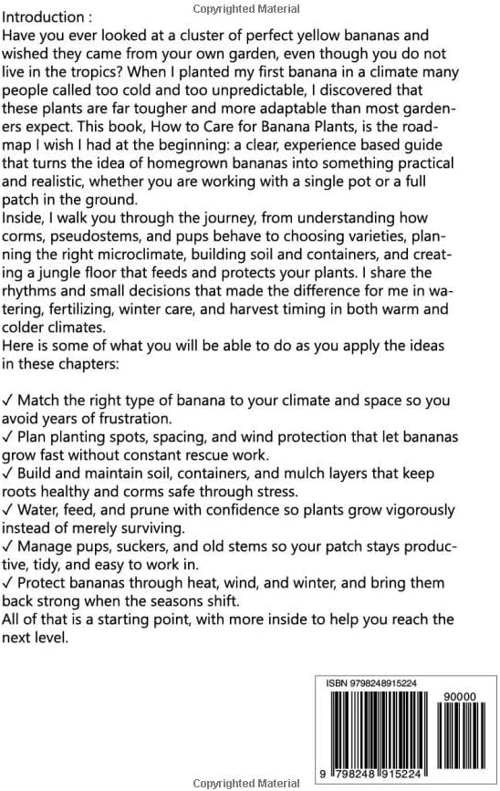 How to Care for Banana Plants: Banana Tree Gardener Secrets for Growing Perfect Bananas Anywhere, with Proven Methods for How to Grow Banana Plants, ... and Harvest Heavy Racks in Pots or Ground by Aaron Whitfield
