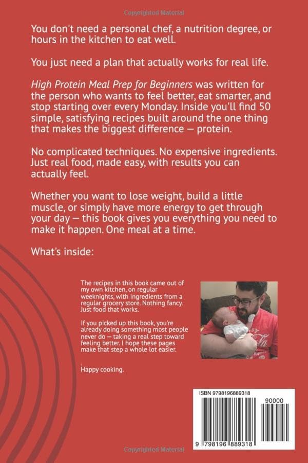 High Protein Meal Prep for Beginners: 50 Easy Recipes Under 30 Minutes with a 30-Day Plan by Steven Kent
