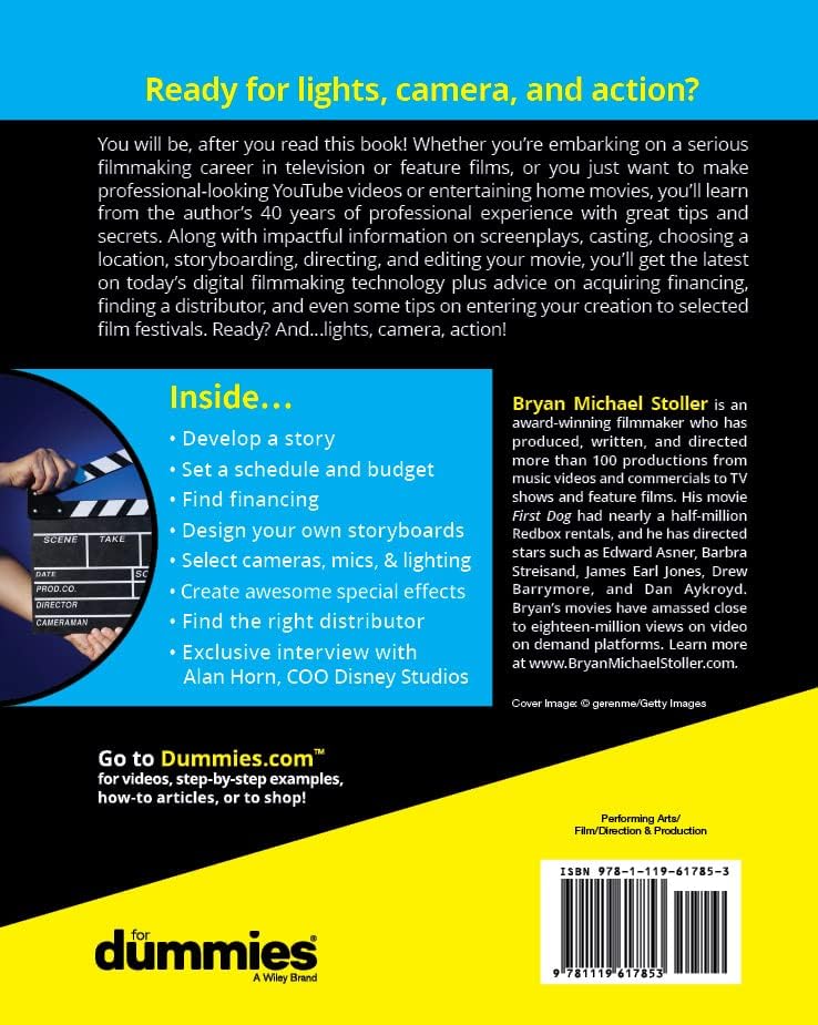 Filmmaking For Dummies by Bryan Michael Stoller