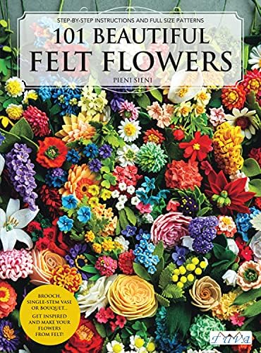101 Beautiful Felt Flowers by PieniSieni