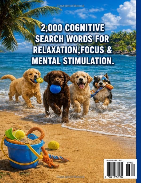 PUPPIES WORD SEARCH PUZZLES FOR SENIORS: LARGE PRINT WORD SEARCH PUZZLES FOR SENIORS by Brian R Flynn