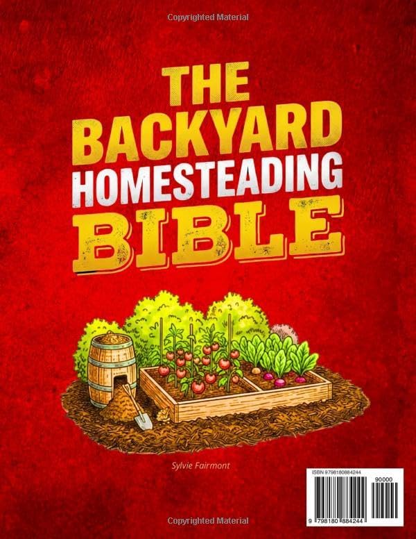 The Backyard Homesteading Bible: A Step-by-Step Blueprint to Build a Sustainable Mini Farm for Year-Round Food Security and Self-Sufficient Living—Without Stress or Costly Mistakes by Sylvie Fairmont