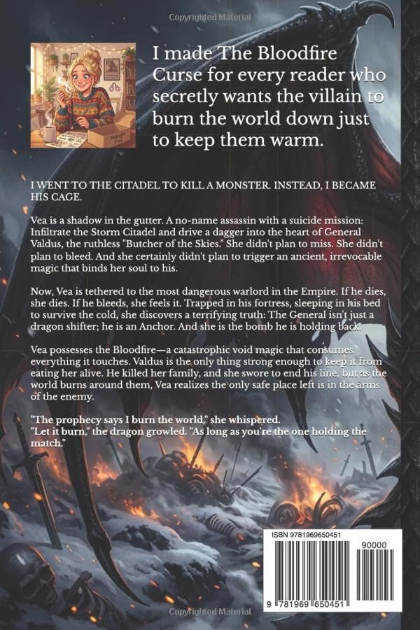 The Bloodfire Curse: A Dark Fantasy Romance (Spicy Romantasy: Novellas) by Lady Heartswell