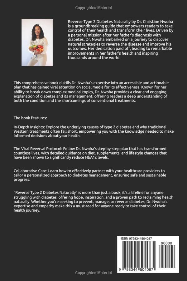 Reverse Type 2 Diabetes Naturally (Reversal Series) by Christine Adaeze Nwoha MD