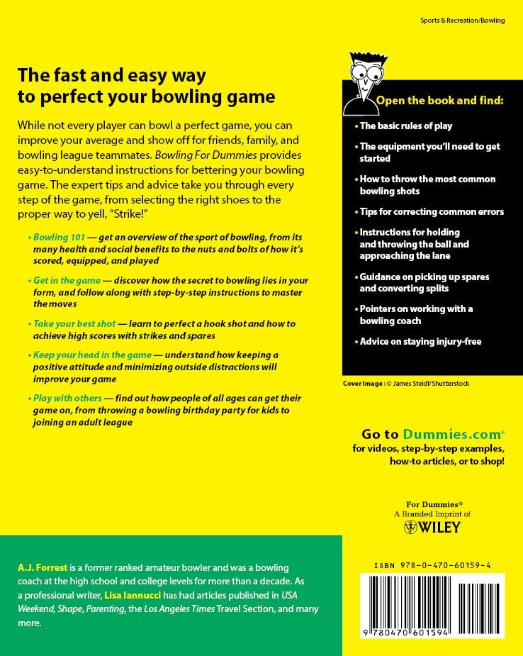 Bowling For Dummies by A.J. Forrest